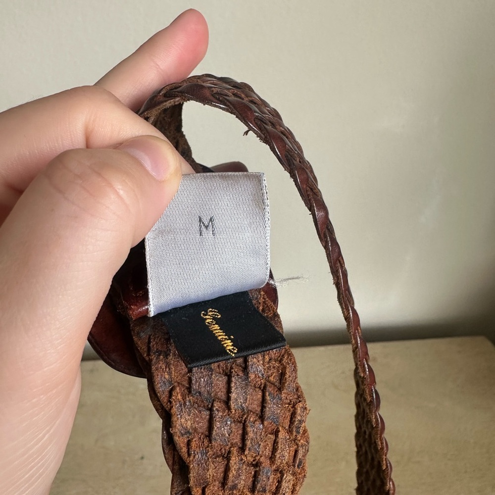 Vintage De Vecchi Hamilton Hodge Woven Leather View 4